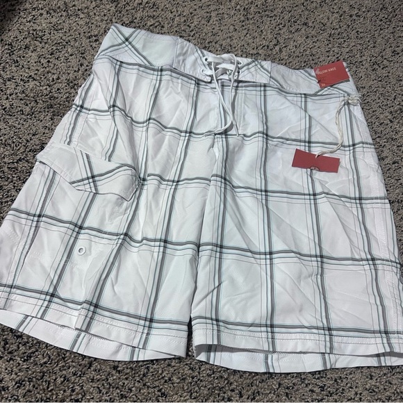 Mossimo Swim Trunks Board Shorts Below Knee Front Tie 34 NWT 83 - Picture 2 of 5